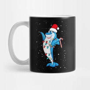 Funny Sharks Lover Xmas Shark Mug